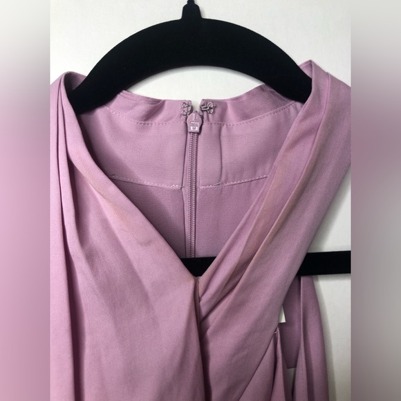 Club Monaco Light Pink Sleeveless Cross Over Top Size 10 - Picture 3 of 6